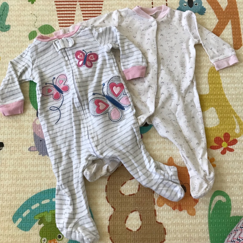 PJ Footie Jumpsuits - Includes 2